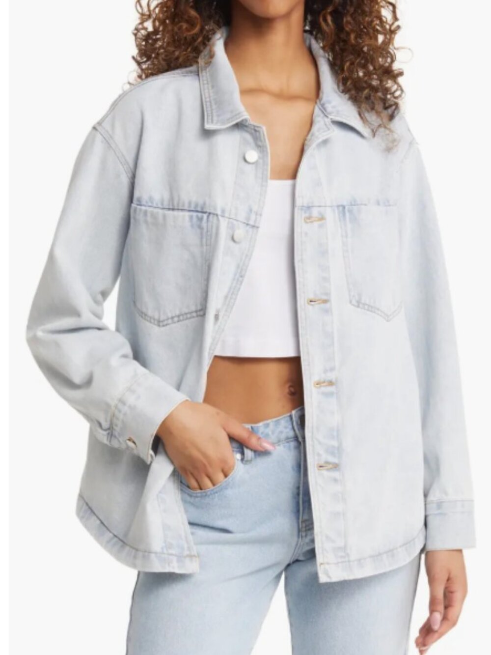 Sold Out Rip Curl Light Wash Venice Denim Jacket Size Small
